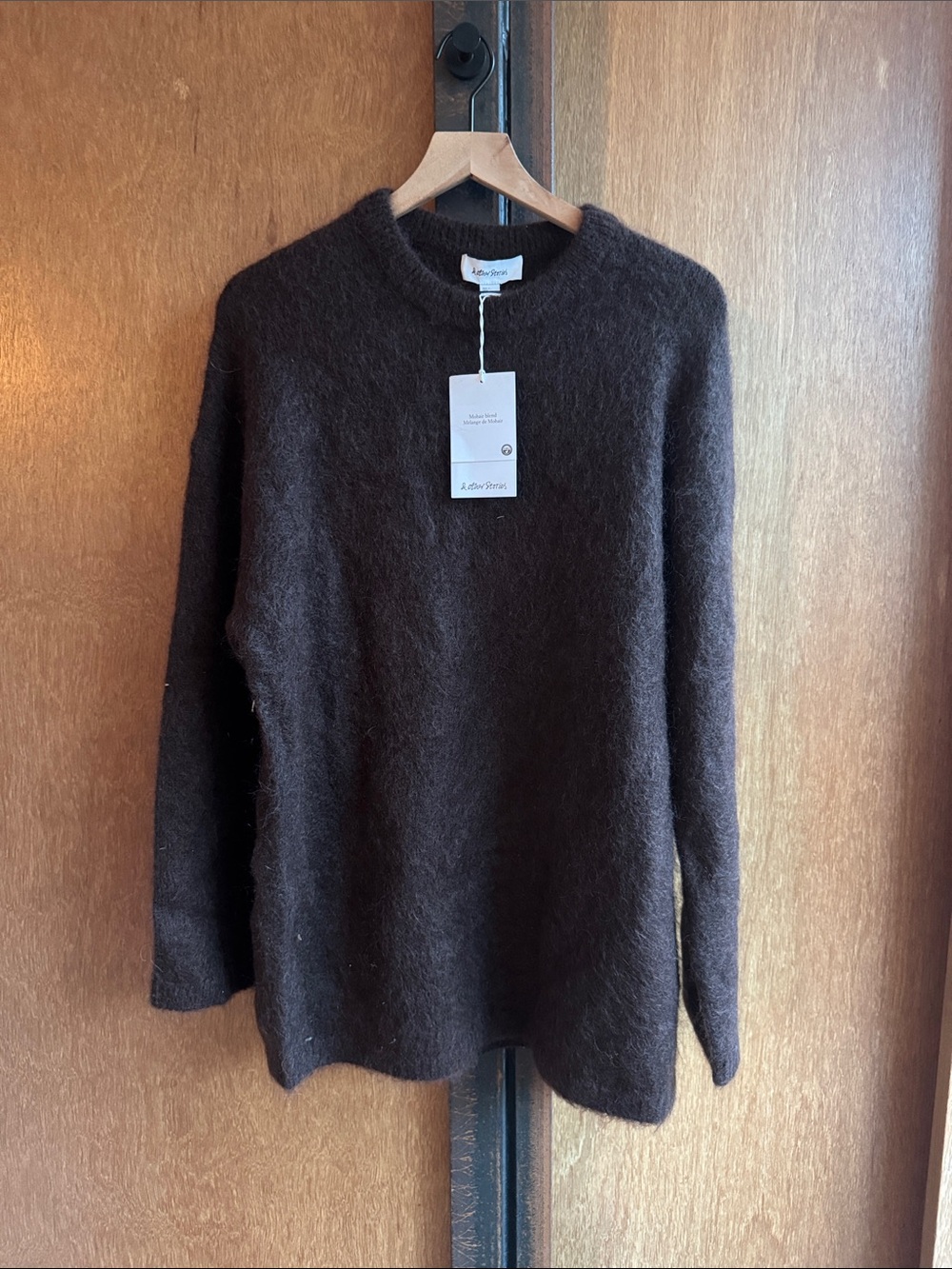 & Other Stories  Crewneck long Sweater - Dark Brown